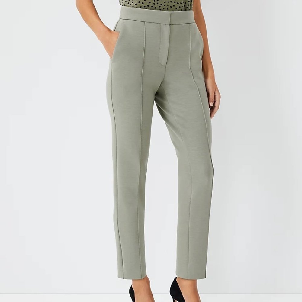 The Petite Ankle High Waist Pant In Double Knit Size 2P NWT